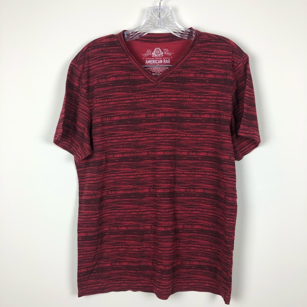 American Rag Red Striped Shirt